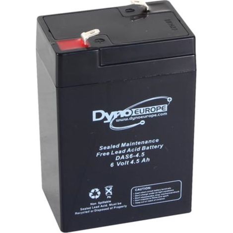 Dyno Europe BLEIAKKU - 6 V - 4,5 Ah - 70 x 48 x 106 mm