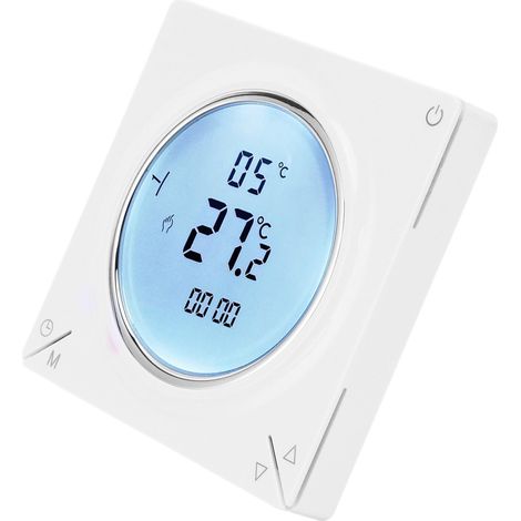 Contrôleur de température pour chauffage au sol AC220V, thermostat programmable pour chauffage et ventilation. (1/5)