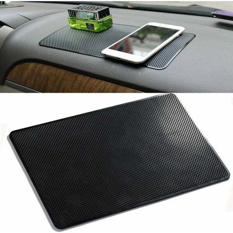 Tapis en PVC Auto antidérapant pour tableau de bord de voiture, 27x15CM, coussin de Gel collant pour support de lunettes de de téléphone, intérieur de voiture,STAR.L (1/5)