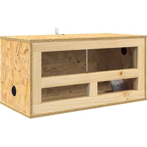 Terrario Marrone 60 x 30 x 30 cm OSB vidaXL