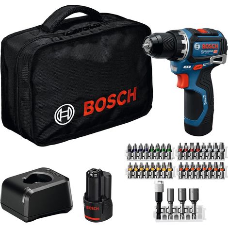 Taladro atornillador Bosch GSR 12V 32 negro compacto ligero