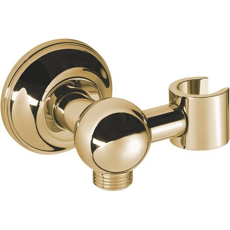 ANTEA Sortie de douche avec support de douche, or