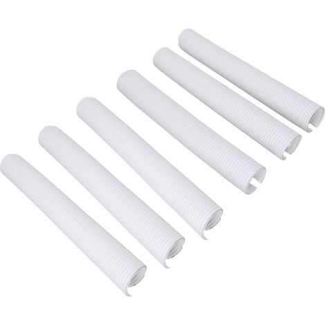 Protection de tronc d'arbre en plastique, protection d'écorce, tubes de culture pour protéger les jeunes plants des cerfs, lapins, chats, rongeurs et tondeuses (6 pièces) (1/5)