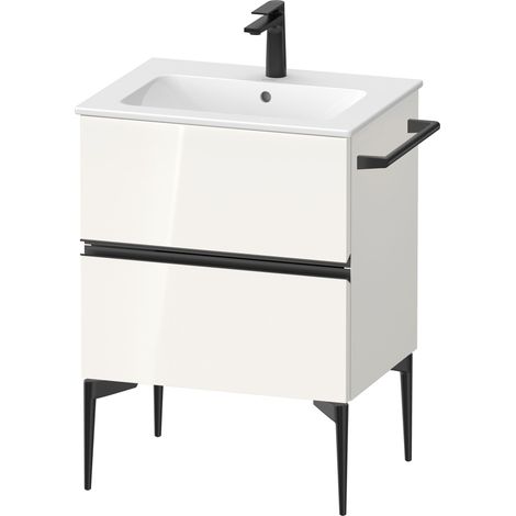 Duravit Sivida mueble bajo lavabo, 2 cajones, tirador diamante (1/5)