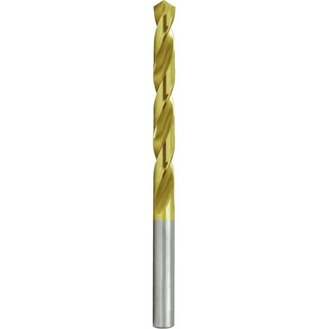 TERRAX by RUKO 10x Spiralbohrer DIN 338 Typ N, HSS-G TiN Ø 10,5 mm - 250105TX