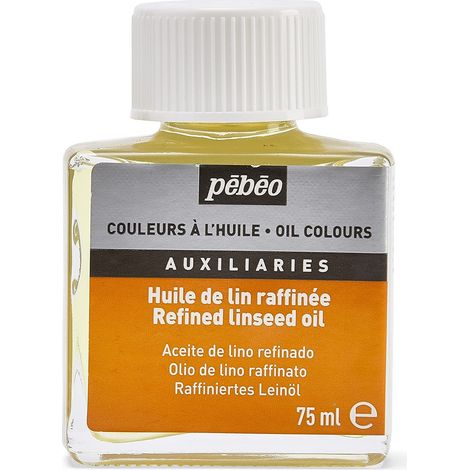 Pebeo Olio di lino raffinato incolore 75 ml (1/4)