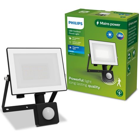 Philips Lois Proyector (Negro) con Sensor de movimiento Luz blanca fría - 20W (1/5)