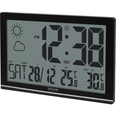 Explore Scientific RDC-8001 estación meteorológica digital Negro LCD Batería