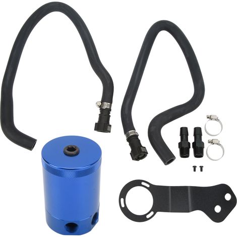 Séparateur d'huile à chicane en aluminium, réservoir de rechange pour Camaro SS 6.2L 2016+, bleu (1/5)