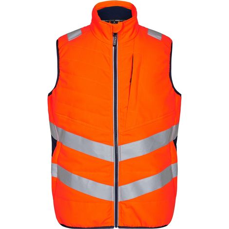 ENGEL Engel Warnschutz Steppweste Safety 5159-158 Gr. 4XL orange/blue ink (1/2)