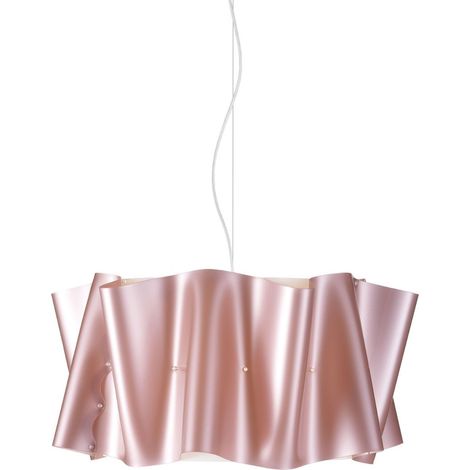 Rosa Metallaufhängung aus verchromtem Metall Cm. 50 x 27 Std (1/2)