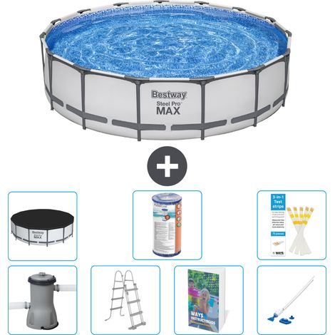 Bestway Steel Pro MAX Rund - 457x122 cm - 8-teilig S549