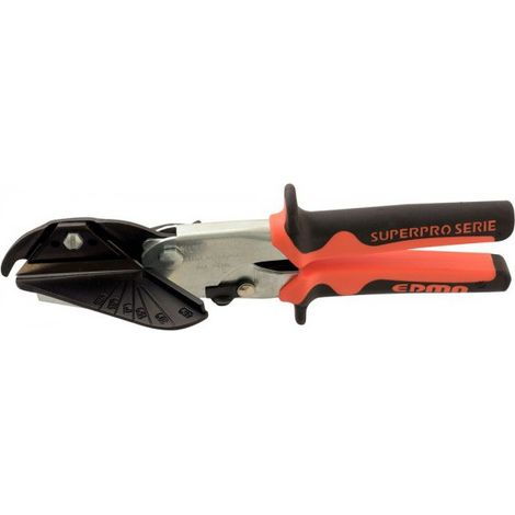 Edma Multi Coup Mitre Shears with 56 mm Blade, 0°–45° Cutting Angles, Model 0700 (1/4)
