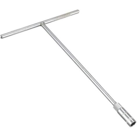1 clé à douille longue SENRISE 16 mm hexagonale en forme de T, argent (1/5)