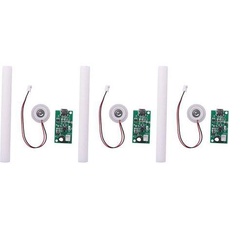 Piastra atomizzazione nebulizzatore 3 pezzi con modulo umidificatore USB 5 V pilota scheda circuito integrato con interruttore
