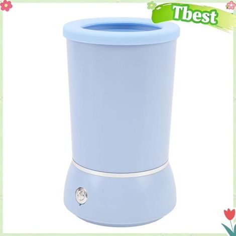 Tbest laveuse de pattes électrique pour chiens Nettoyeur automatique de pattes de chien, lave-pattes parapharmacie membres Bleue (1/5)