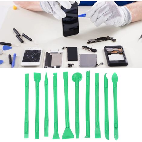 Outils de réparation électronique, pied de levier, pied de levier multifonctionnel, 10 jeux à vendre, vert. (1/5)