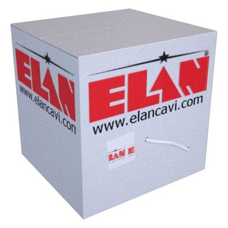 Elan cavo di rete CAT.5e UTP 4x2x24AWG 100% rame 50Mt o 100Mt o 305Mt - 098243 305 Mt