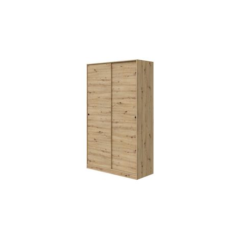 ARMADIO 2 ANTE SCORREVOLI 120X50X200 CM  ROVERE