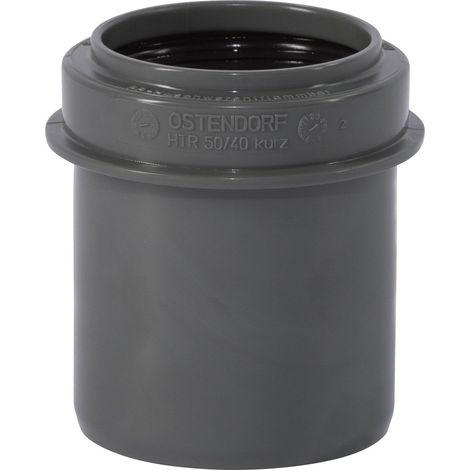 Ostendorf 172715 HTSafe Reduzierung DN50/40 kurz Reduzierstück Reduktion grau (1/4)