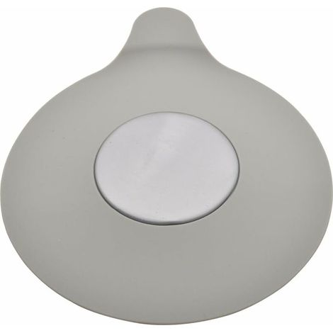 Bouchon bain et évier Baignoire en silicone Ensemble de vasque Bouchon d'eau en caoutchouc Bouche d'aspiration pour cuisines Salles de bains Laveries bouchon (Grey)-Ensoleillé (1/5)