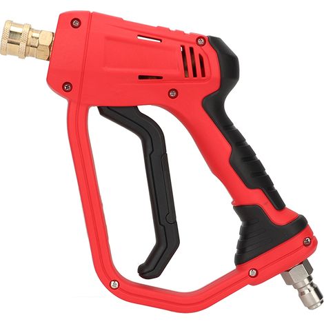 Lanceur haute pression portable 4000psi 10m portée pour voiture, buse de lavage à main avec raccord rapide 3/8 pouce (1/5)