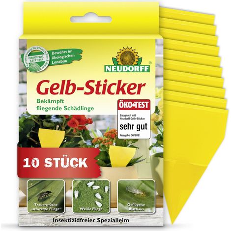 Neudorff Gelb-Sticker - 10 Stück (1/5)