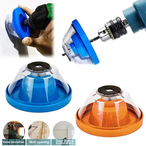 Lot de 3 housses de protection pour perceuse électrique, récupérateur de cendres, accessoire indispensable pour la maison, réutilisable (orange) (1/5)