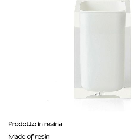 GEDY Portaspazzolini Rainbow Bianco (1/5)