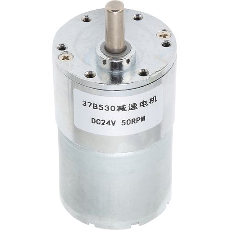 Untersetzungsgetriebe mit Getriebemotor für industrielle Steuerungstechnikgeräte, 50 U/min, 24 V DC, 37B530 (1/5)