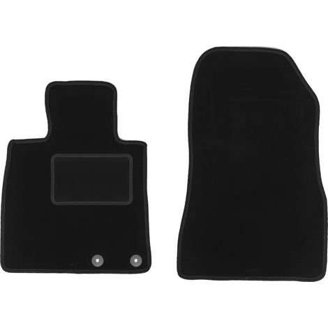 Tapis avant noirs pour : Nissan Note II à hayon (2012-)