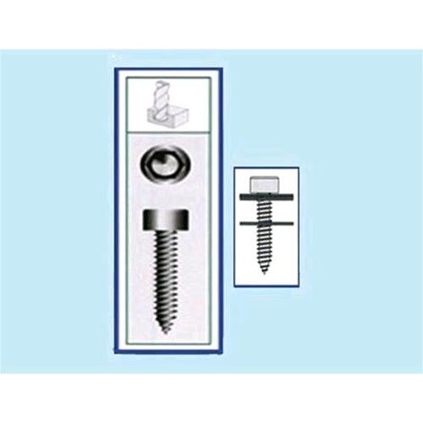 Viti autofilettanti T.C. con cava esagonale - 4,8x19 mm. Conf. 500 Pz