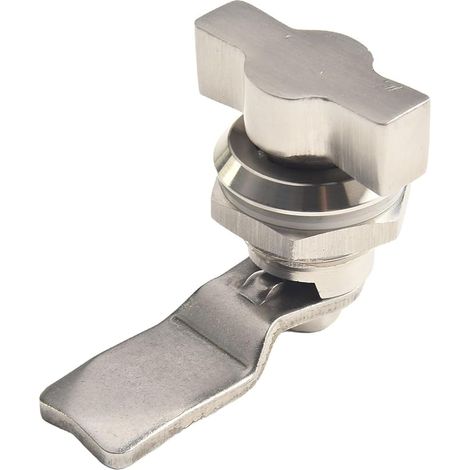 Cam Cabinet Locks Keyless Metal Wheelie Bin Electric Meter Latch Kit (Stainless Steel) (1/5)