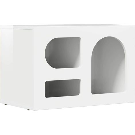 Maison Exclusive - TV-Schränk Hochglanz Weiß 60 x 35 x 40 cm Holz