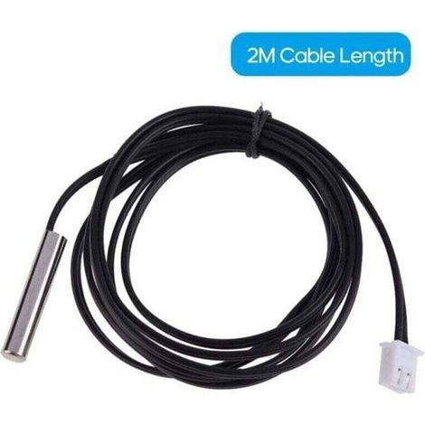 Sonde de Température NTC 10K B3435 Haute Précision 2 m Étanche pour Mesure de Température dans Eau, Air ou Sol (1/5)