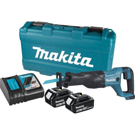 Makita DJR186RTE 18V LXT Reciprocating Saw With 2x 5Ah Batteries