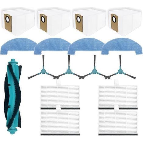 Pièces de rechange pour aspirateur Cecotec Conga 7690 Immortal Max : brosse principale, filtre HEPA et chiffon de nettoyage. (1/5)