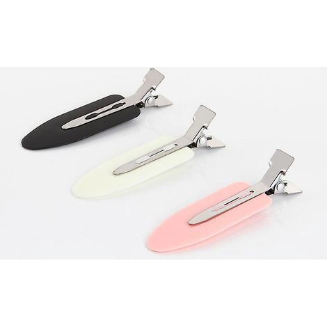 pinces  Cheveux Sans Courbure[12 Pices](noir, Blanc, Rose), Pinces  Pingles Sans Plis, Epingle  Cheveux Outil De Coiffure, Pour Coiffure Bangs Wav (1/3)