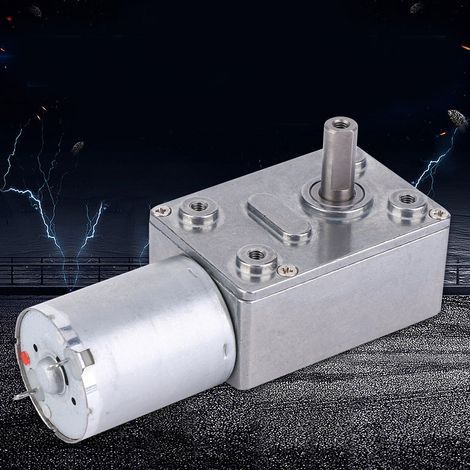 Mikro-Gleichstrommotor, Drehzahlreduzierung, Schneckengetriebe mit hohem Drehmoment, 6 V (5 U/min) (1/5)