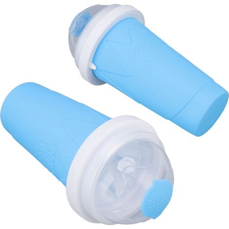 Gobelet à smoothie à congélation rapide, gobelet congélateur magique, gobelet à glace en silicone, prépare rapidement des smoothies, bleu. (1/5)