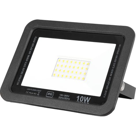 Projecteur Led Extérieur Étanche 10W - Aluminium Trempé - Jardin Cour Pelouse - 1 Pièce (1/5)