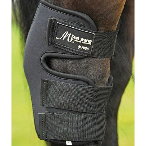Protezione articolazioni da salto trasmette calore e disperde umidità grazie alle fibre in ceramica Mr. Feel Warm: XL, Nero 9100