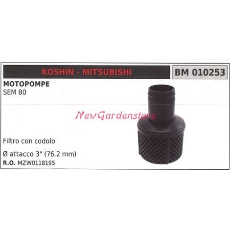 Filtro con codolo KOSHIN motopompa SEM 80 010253