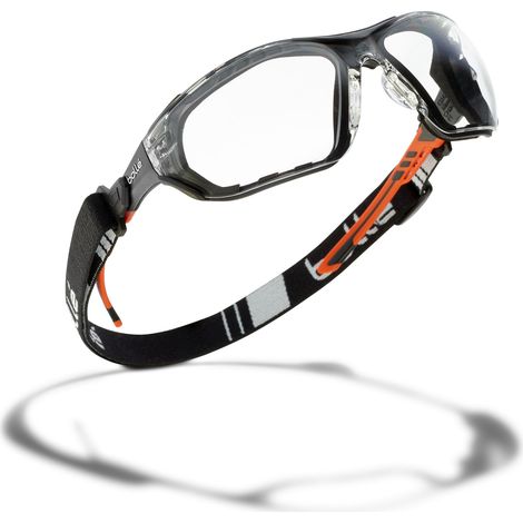 Bollé Safety – Lunettes de protection NESS+ incolores – Norme EPI – Traitement anti-buée PLATINUM – Confort bi-matières pour usage extérieur (1/2)