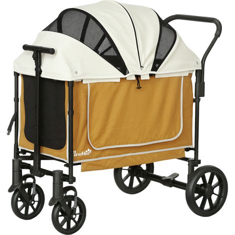 Dog Buggy pliable pour chiens et chats jusqu'à 30 kg 110 x 65 x 102 cm