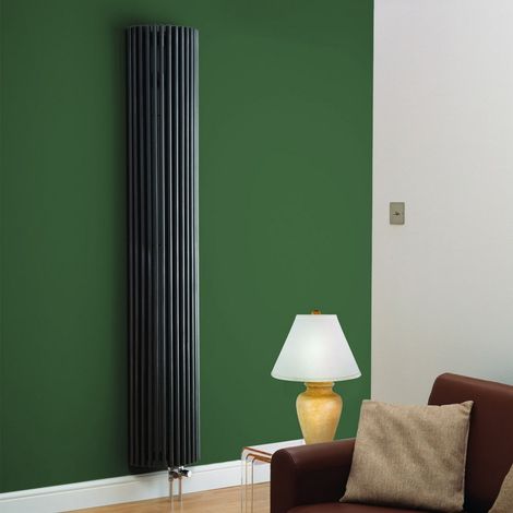 Kartell Cincinnati Anthracite 2000mm x 351mm Designer Radiator - CVG (1/2)
