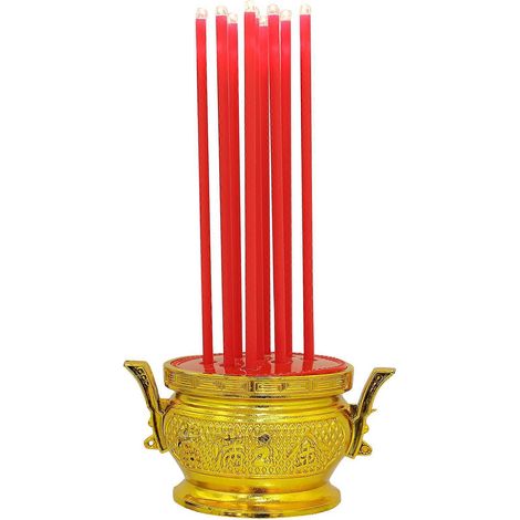 Chinesische Dekoration, chinesische Kerzenlampe, elektronischer Räuchergefäß für Zuhause, rauchfreies Räucherwerk-22X12X8CM (1/3)