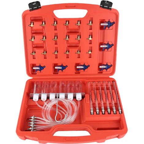 36 tlg  Diesel-Injektor-Erkennungswerkzeug Diesel-Injektor-Durchflussmesser-Testkit Common-Rail-Adaptertester