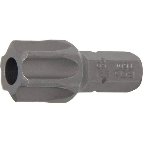 Embout Torx T60 8 mm x 30 mm - Profil T avec Perçage - Précision et Durabilité, Acier, Zones Difficiles - D-Work