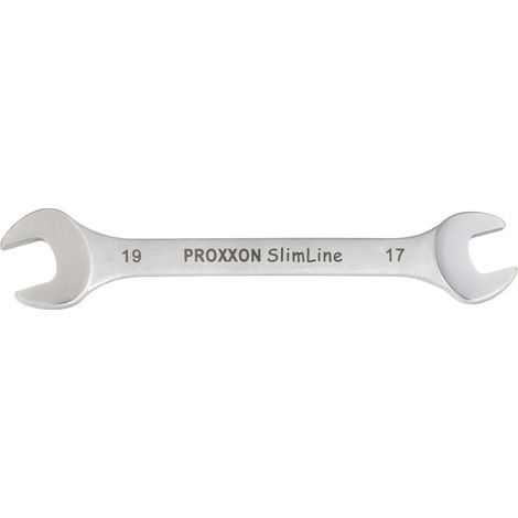 PROXXON Doppelmaulschlüssel 8x9 mm Serie SlimLine Oberfläche verchromt (1/2)